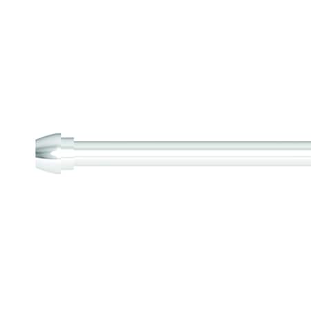 Newport Brass 3/8" X 20" Rigid Supply Tube, Bull Nose in Polished Chrome 432-26